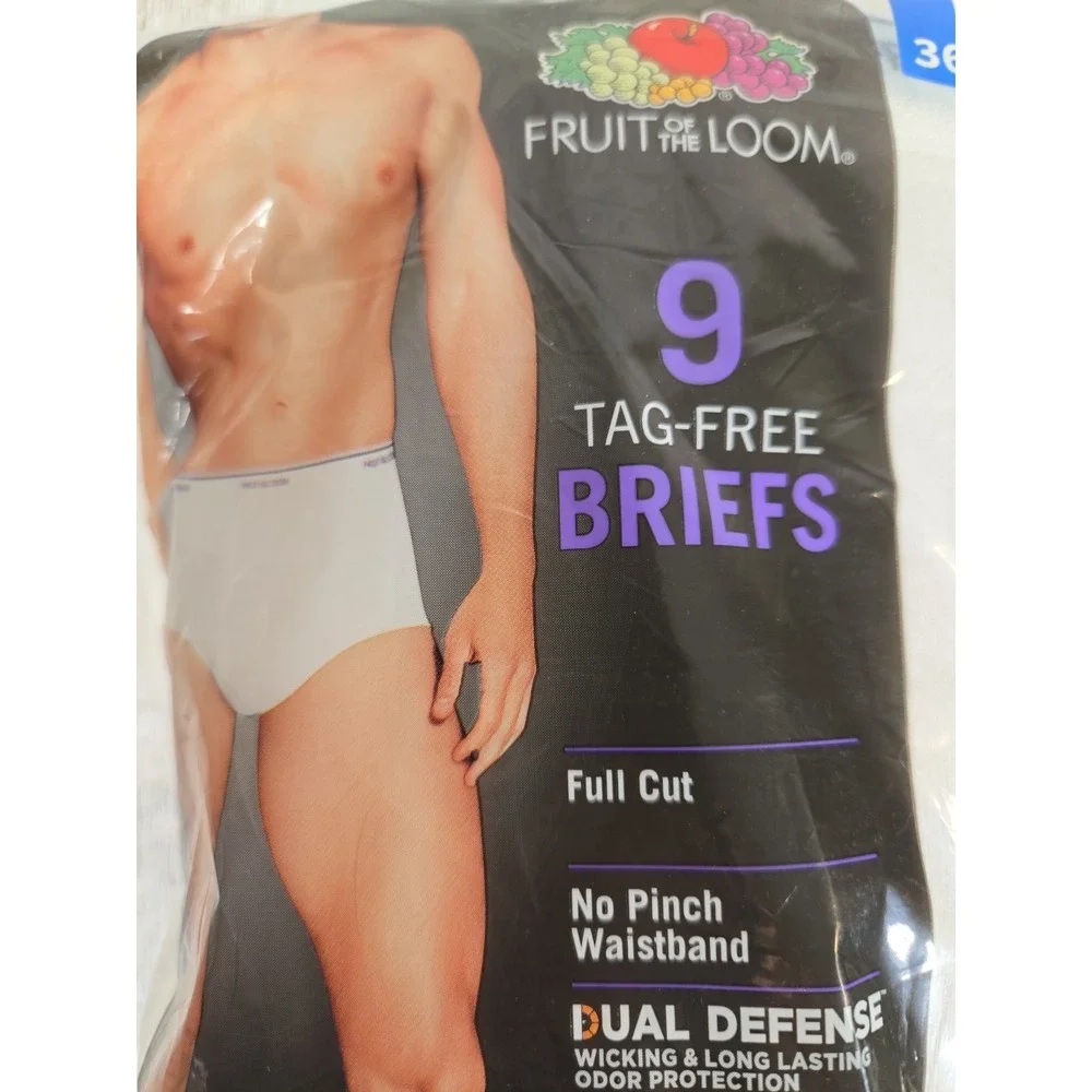 Hanes Mens Underwear Briefs LARGE 36-38 White 6 Pack + 9 Pack